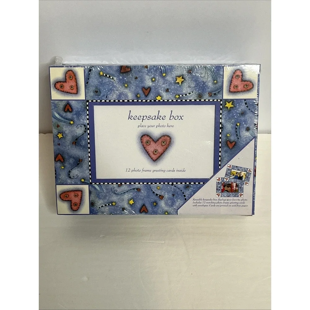 Vintage Keepsake Box 12 Photo Frame Greeting Cards & Envelopes By Kallen Godsey